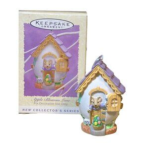 Hallmark Keepsake Ornament Apple Blossom Lane 1995 Easter Collection